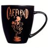 Mug 'Caffiend' en Porcelaine