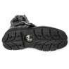 Black Nomada Leather New Rock Comfort-Light Ankle Boots