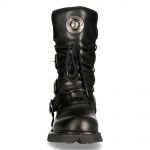 Bottes New Rock Comfort Light en Cuir Itali et Nomada Noirs