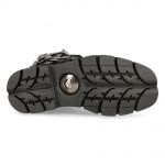 Bottes New Rock Comfort Light en Cuir Itali et Nomada Noirs