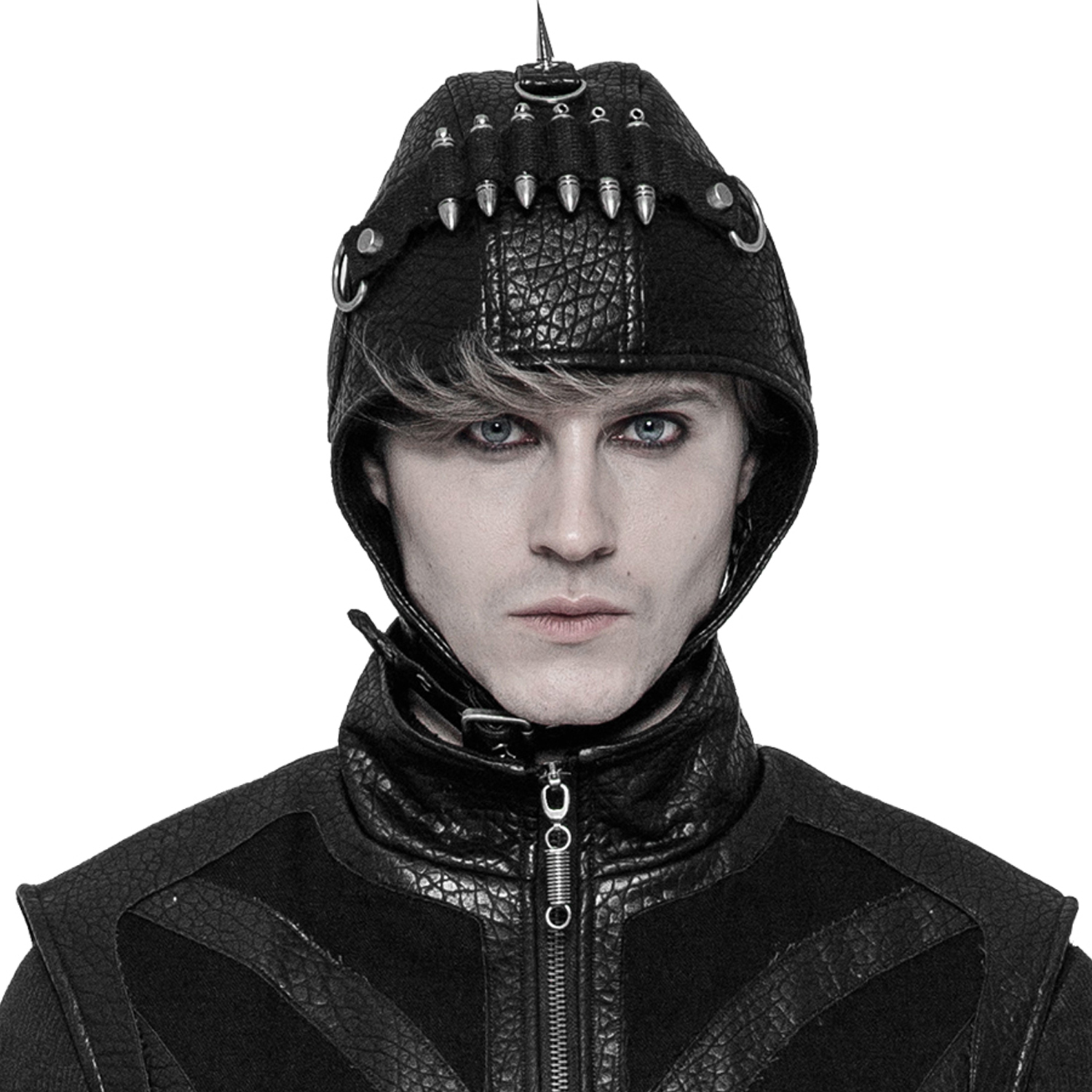 Black 'Cataclysm' Aviator Hat by Punk Rave • the dark store™