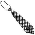 Cravate Satinée 'White Dots'