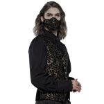 Masque 'Alchemist' en Jacquard Noir et Or