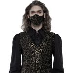 Masque 'Alchemist' en Jacquard Noir et Or