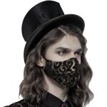 Masque 'Alchemist' en Jacquard Noir et Or