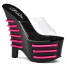 'Pink Hoses' Vegan Pleaser Platform Shoes