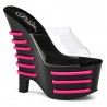 Chaussures Plateformes Vegan Pleaser 'Pink Hoses'