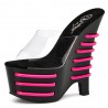 Chaussures Plateformes Vegan Pleaser 'Pink Hoses'