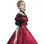 Choker 'Red Ruby' Noir et Rouge
