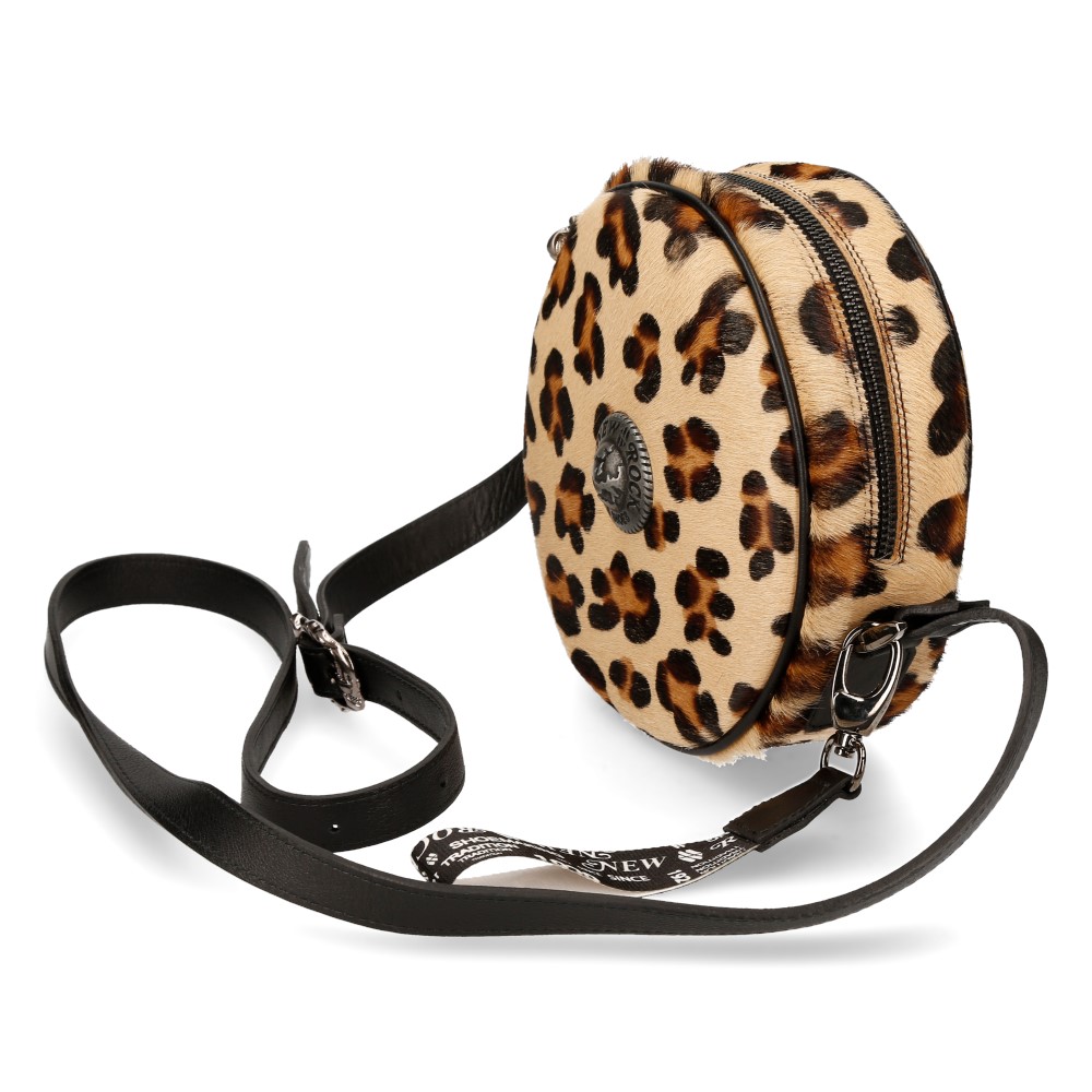 Leopard Print Bag Round