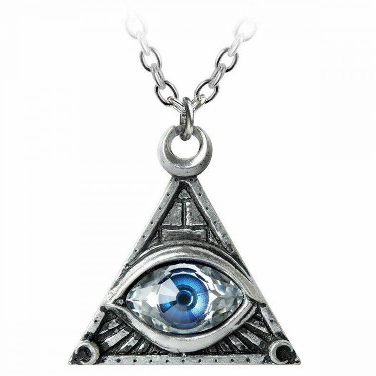 Pendentif 'Eye of Providence' Bleu