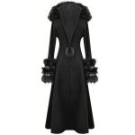 Manteau à Capuche 'Black Frozen' Noir