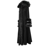 Manteau à Capuche 'Black Frozen' Noir