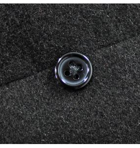 Manteau à Capuche 'Black Frozen' Noir