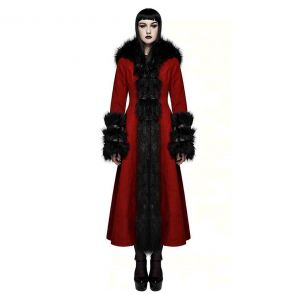 Red and Black 'Frozen' Hooded Winter Coat