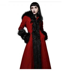 Red and Black 'Frozen' Hooded Winter Coat