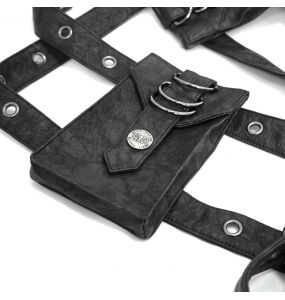 Black 'Altaïr' Harness Belt