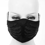 Black 'Dead Hands' Face Mask