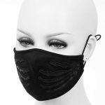 Black 'Dead Hands' Face Mask