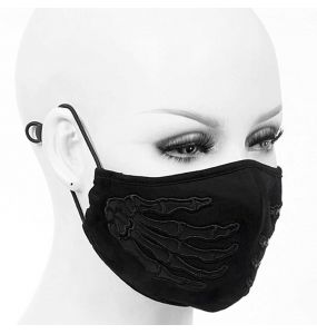 Black 'Dead Hands' Face Mask