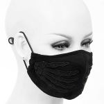 Black 'Dead Hands' Face Mask