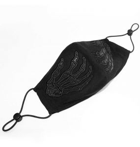 Black 'Dead Hands' Face Mask