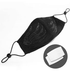 Black 'Dead Hands' Face Mask