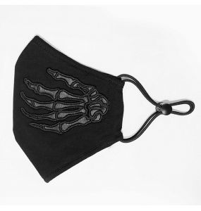 Black 'Dead Hands' Face Mask