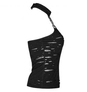 Black 'Destruction Unit' Top