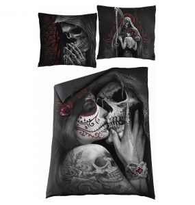 Housse de Couette Single 'Dead Kiss' avec Taies d'Oreillers