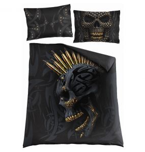 Double Duvet Cover 'Black Gold' with Pillowcases
