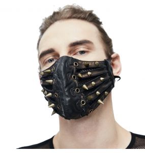 Masque 'Copper Pinned' Noir