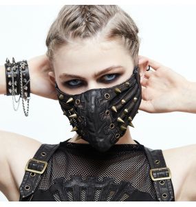 Masque 'Copper Pinned' Noir