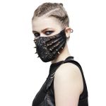 Black 'Copper Pinned' Face Mask