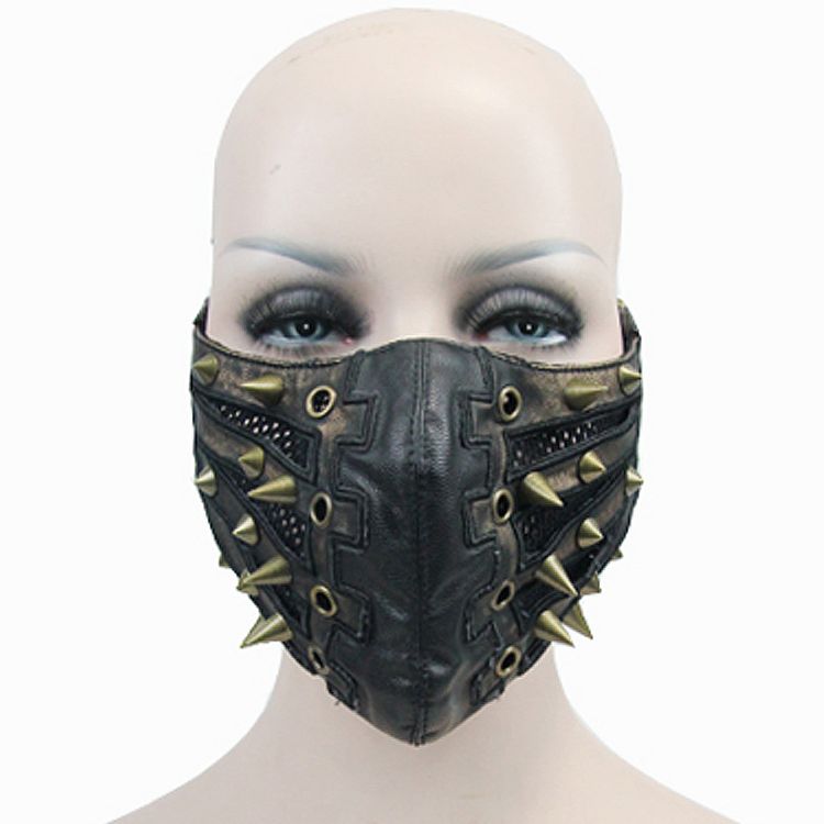 Masque 'Copper Pinned' Noir