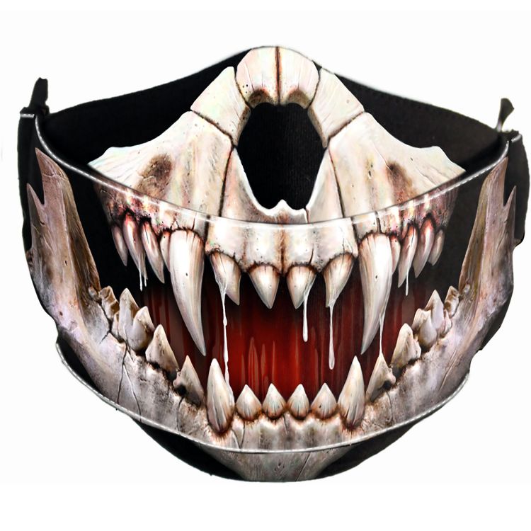 Masque 'Rock Jaw' Noir