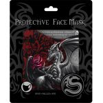 Masque 'Dragon Rose' Noir et Rouge