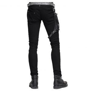 Pantalon pour Hommes 'Dark Punk' Noir