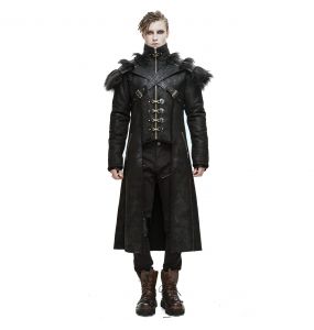 Black 'Viserion' Coat