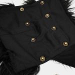 Black 'Viserion' Coat