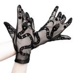 Black 'Snake' Gloves