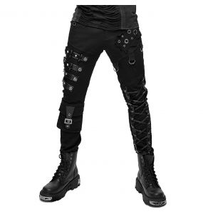 Black Florian Victorian Gothic Pants