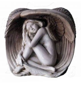 Crâne 'Angel of Hades' en Résine