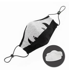 Black and Grey Face Mask for Kids