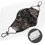 Masque Lacé sur le Devant Noir et Marron