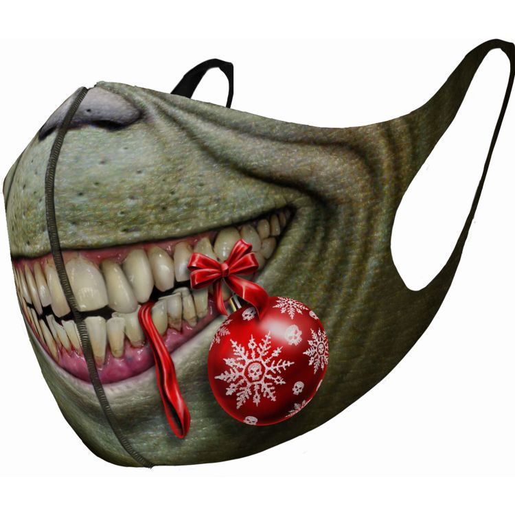 Green 'Grouch' Face Mask