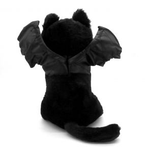 Chat en Peluche 'Bat Cat' Noir