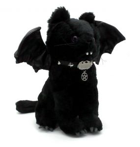 Black 'Bat Cat' Plush Cat