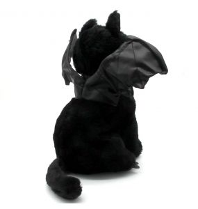 Black 'Bat Cat' Plush Cat