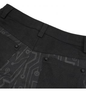 Pantalon 'Cyber Game' Noir pour Femmes